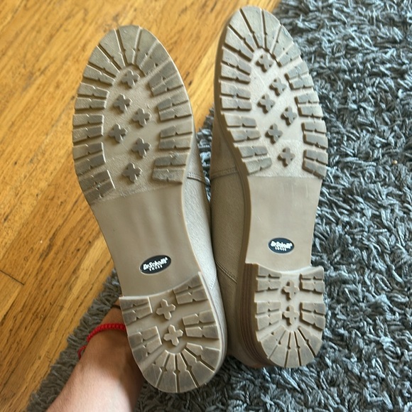 Dr Scholls Retrograde Loafers Shoes Womens 11M Tan Fabric Slip On Flats - Picture 9 of 11